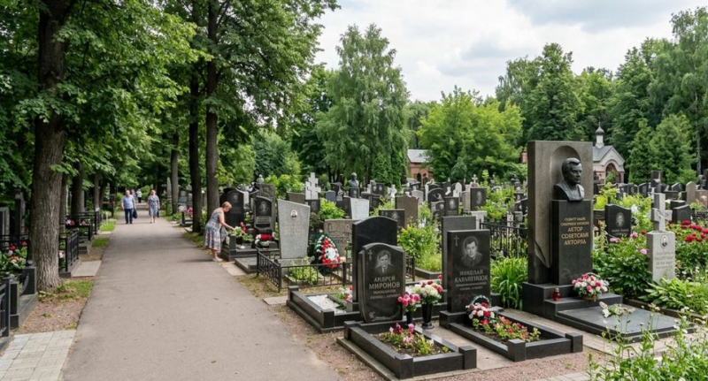 SHOT: Светлану Маслякову похоронили на Троекуровском кладбище рядом с матерью — Город