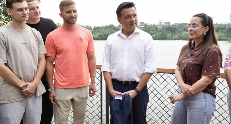 Воробьев проверил ход благоустройства парка в Раменском — Благоустройство